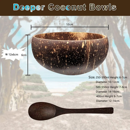 Wooden Coconut Bowls